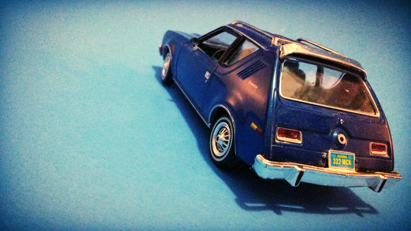 Illustration for article titled Tangled up in blue! Motor Max's '74 Amc GremlinÂ
